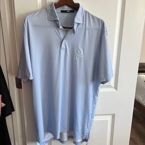 RLX brand, PGA Tour Light Blue Men's Polo Shirt